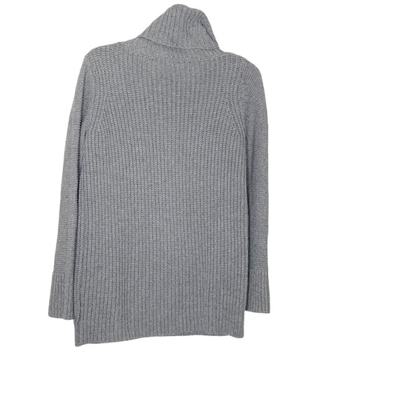 SKIES are Blue grey turtleneck sweater. Long sleeves. Size S - Picture 5 of 7